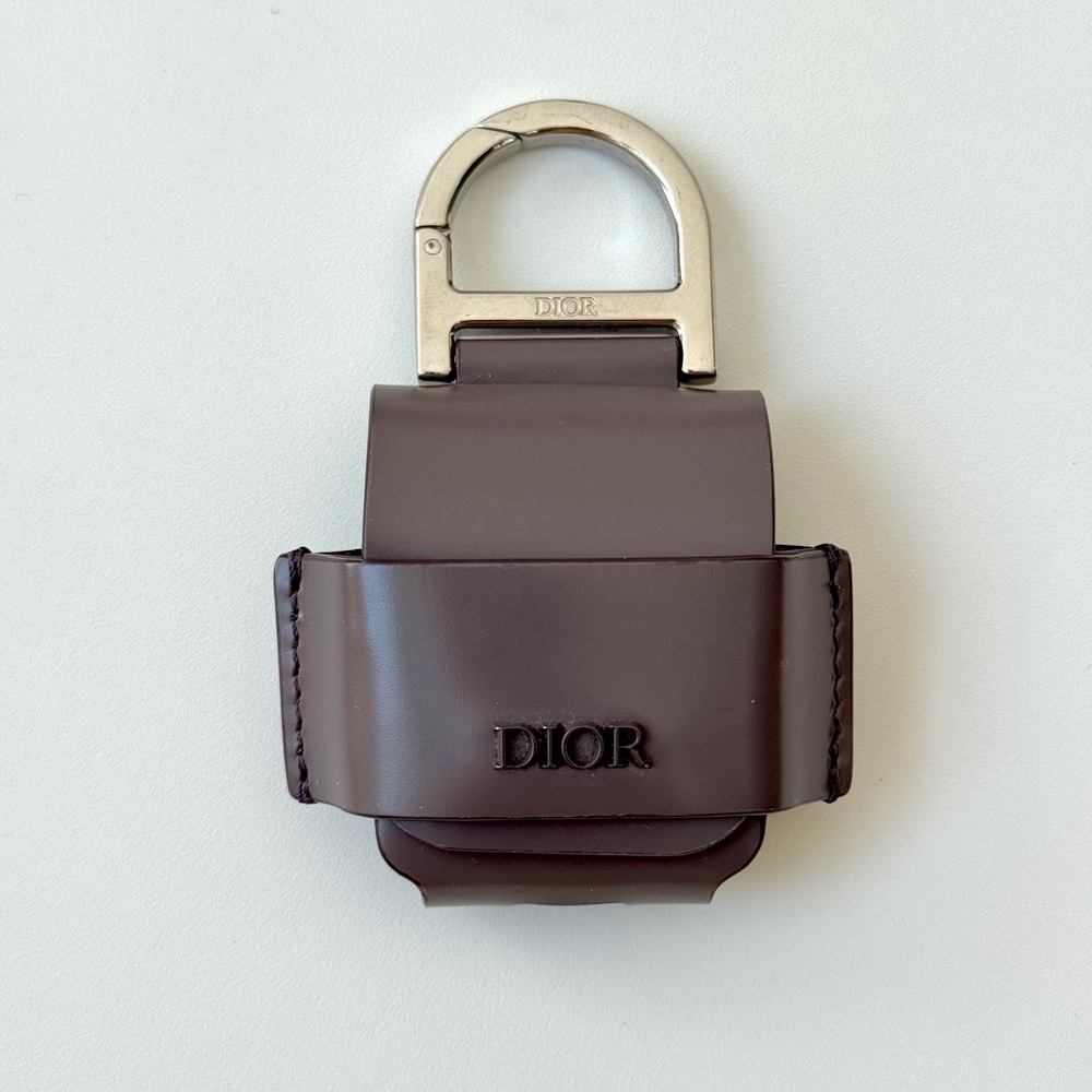 Dior Brown Leather AirPod Case